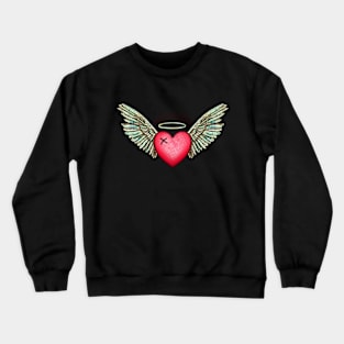 Heart With Wings Crewneck Sweatshirt